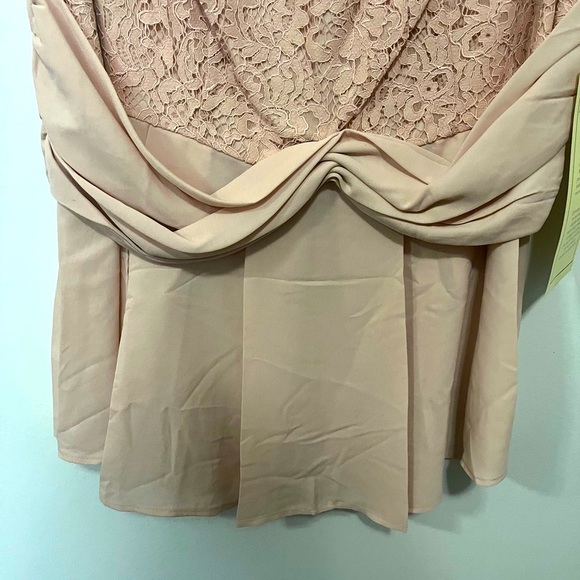 Elegant Pink Lace Top - Picture 5 of 7
